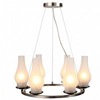 подвесная люстра arte lamp lombardy a6801sp-6br белая в Кургане