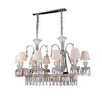 люстра baccarat 10 от delight collection белая/прозрачная/ хром в Кургане