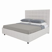 кровать подростковая с мягкой спинкой 140х200 бежевая royal black в Кургане