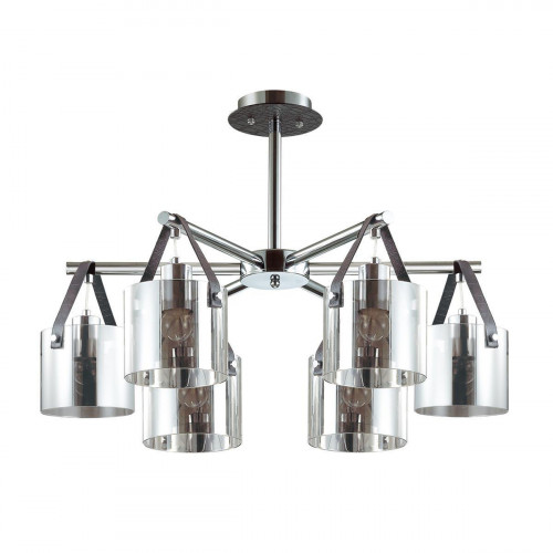 потолочная люстра lumion valarie 3716/6c дымчатая в Кургане