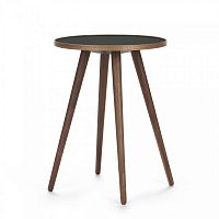 стол кофейный sputnik высота 55 black and brown коричневы в Кургане