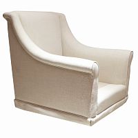 детское кресло мягкое низкое soft белое в Кургане