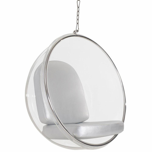 кресло eero aarnio style bubble chair серое в Кургане