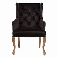 кресло с ушами черное ashby chair в Кургане