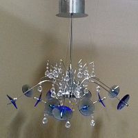 люстра mx60003-12 от illuminati хром/синяя в Кургане
