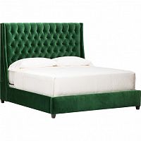 кровать двуспальная 160х200 зеленая emerald в Кургане
