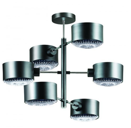 потолочная люстра lumion jared 3741/6c черная в Кургане
