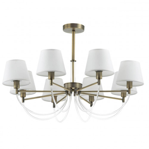 подвесная люстра lumion dakota 3702/8c белая в Кургане