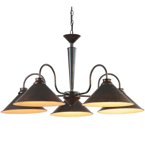 подвесная люстра arte lamp cone a9330lm-5br в Кургане