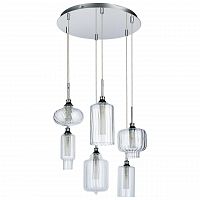 дизайнерская подвесная люстра spot light larissa 1890628 хром в Кургане