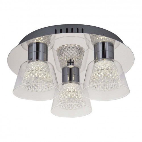 потолочная светодиодная люстра kink light азан 6112-3 в Кургане