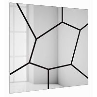 зеркало большое квадратное черное слоу-1 в Кургане