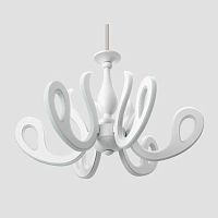 потолочная светодиодная люстра ambrella light orbital classic fk81/6 wh 292w d640 белая в Кургане