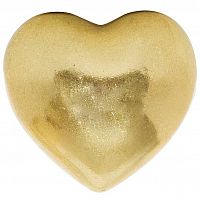 фигурка сердечко 7,6х7,1х4,6 золотое в Кургане