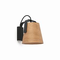 stood бра черное + wood e27 max 20w от faro в Кургане