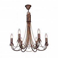 подвесная люстра toplight lucinda tl7350d-06br в Кургане