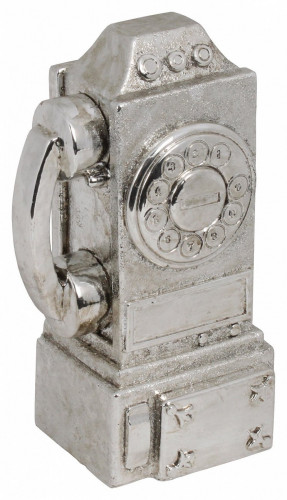 статуэтка telephone серебристого цвета в Кургане