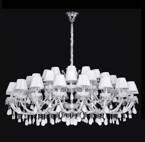 подвесная люстра crystal lux blanca sp45 белая в Кургане