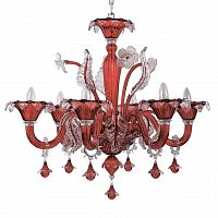 подвесная люстра ideal lux ca vendramin sp6 rosso в Кургане