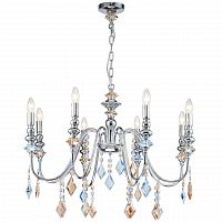 подвесная люстра lucia tucci maya 4450.8 chrome в Кургане
