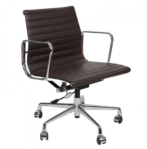кресло eames style кофейная кожа в Кургане