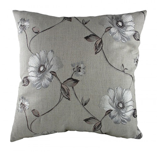 подушка с цветочным орнаментом gray flowers в Кургане
