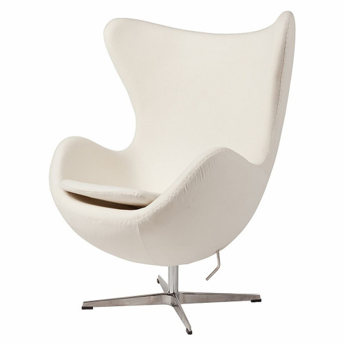кресло egg chair белое в Кургане