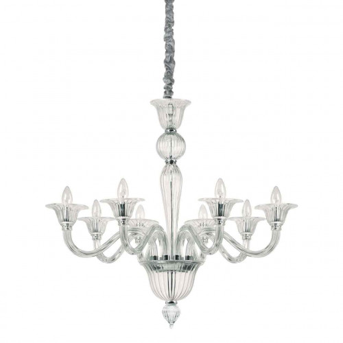 подвесная люстра ideal lux brigitta sp8 trasparente в Кургане