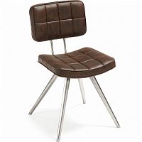стул lola seat pu brown ножки из нержаеющей стали c589u09 от la forma (ex julia grup) в Кургане