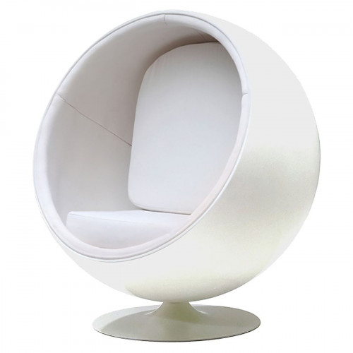 кресло eero ball chair белое в Кургане