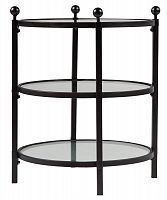 стол журнальный glass plateau черный в Кургане