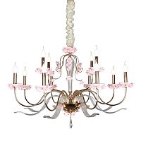 подвесная люстра omnilux muntiggioni oml-70413-12 розовая в Кургане
