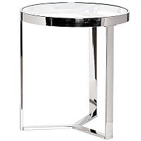 стол журнальный bridge chrome 50*55см хром в Кургане