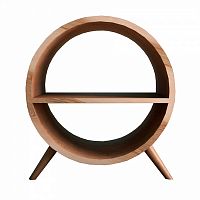 тумба ellipse круглая с полкой орех в Кургане