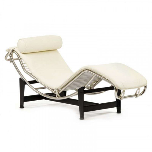 шезлонг lc4 белый в Кургане