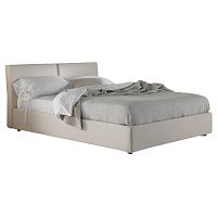 кровать двуспальная 160х200 белая из велюра dante в Кургане