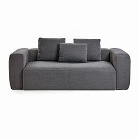 диван blok sofa 2 темно-серый от la forma (ex julia grup) в Кургане