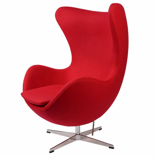 кресло arne jacobsen темно-красное в Кургане