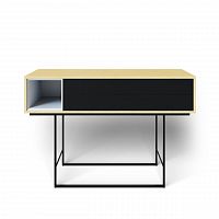 консоль черная с ящиками на металлических ножках quadro new в Кургане