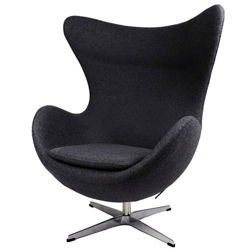 кресло egg chair черное в Кургане