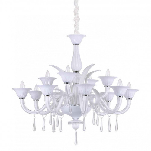 подвесная люстра ideal lux renoir sp12 bianco в Кургане