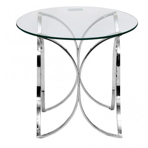 стол журнальный plano 55*60 хром в Кургане