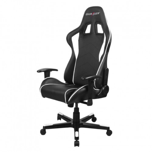 кресло геймерское dxracer formula черно-белое в Кургане