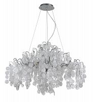 подвесная люстра crystal lux tenerife sp9 silver в Кургане