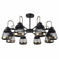 потолочная люстра f-promo entresol 2346-8p черная в Кургане