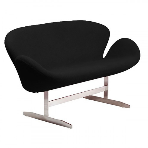 диван swan sofa прямой черный в Кургане