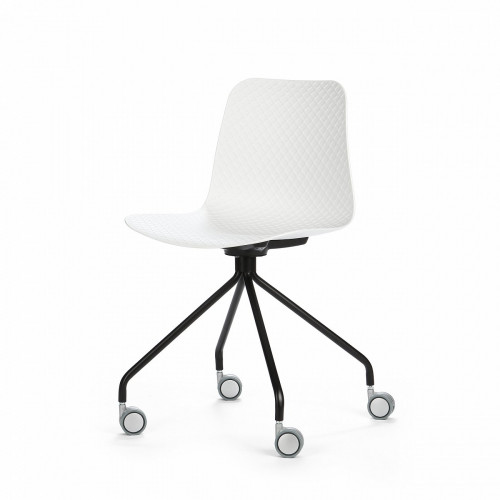 стул glide на колесиках белый в Кургане