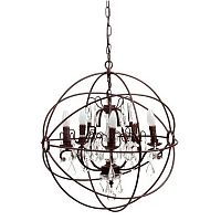 люстра foucault's orb crystal (64*60*50) коричневая в Кургане