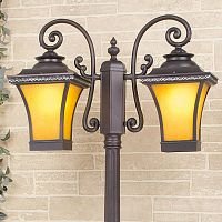 садово-парковый светильник elektrostandard libra f/2 венге 4690389064753 в Кургане