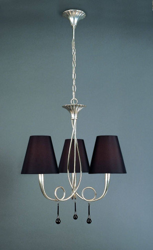 подвесная люстра mantra paola painted silver 3532 в Кургане